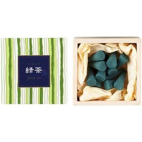 Kayuragi - Green Tea 12 Cones by NIPPON KODO, Japanese Quality Incense