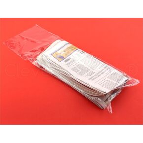 CleverDelights Newspaper Bags - 7.5" x 21" - 1000 Pack - 0.8 Mil - Clear Flat Plastic Bags