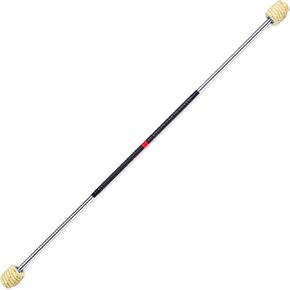 Fire Staff – 3 Inch Woven Kevlar MoonBlaze Head – Custom Length – 48 Inch Length – Aluminum Tube Body – Flow, Spinning, Circus, Dance Prop – for Festivals, Ceremonies, & Performances