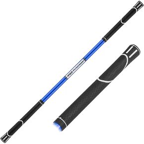 PGM Golf Swing Trainer, Golf Swing Training Aid Golf Practice Warm-Up Stick with Adjustable Weight Head - Suit for Practice Chipping Hitting Golf Accessories for Men and Women
