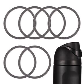 6 قطع حلقة إغلاق لزجاجة المياه بديلة لـ Owala FreeSip، غطاء سيليكون حلقة دائرية لزجاجة مياه Owala 24/25/32/40 أونصة، حشية غطاء مطاطي ملحقات زجاجة بديلة لـ Owala (رمادي) in Kuwait