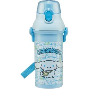 Skater Cinnamoroll Water Bottle with Strap Blue 16.23oz - Friends
