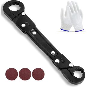 Angle Stop Wrench Angle Stop Removal Tool,Plumbing Wrench Tool,Angle On Wrench for Easy Angle Stop Tightening and Supply Nut Fastening,Plumbing Tools for Professional Plumber