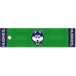 FANMATS NCAA University of Connecticut Huskies Nylon Face Putting Green Mat , 18"x72"