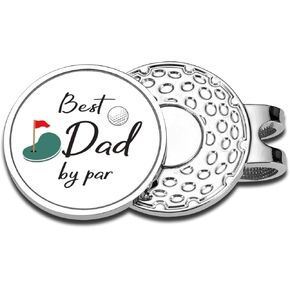 Expectant Dad Gifts Fathers Day Birthday Gifts from Daughter Son Golf Marker Best Dad By Par Golf Accessories for Men Husband Golf Lovers Birthday Gifts for Dad Stepfather Grandpa Thank You Gifts