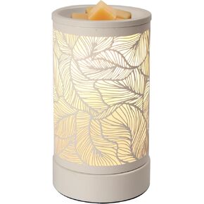 Electric Wax Melt Warmer for Scented Wax, Metal Candle Wax Warmer Fragrance Oil Burner for Home Office Bedroom Aromatherapy Gifts (Black)