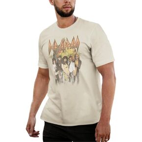 Def Leppard 80s Heavy Metal Band Rock n Roll Whole Crew Adult T-Shirt Tee