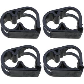 4PCS 6mm-12mm Pipe OD Stop Hose Clamp Flow Control Hose Clamp Adjustable Plastic Hose Clamp Black Lab Clamp Tube Suitable for Medical Device and Analytical Instrument and Laboratories