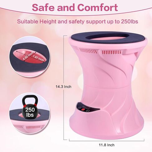 طقم مقعد يوني، طقم مقعد يوني، طقم مقعد بخار على شكل حرف V في المنزل للنساء للتنظيف والشد، مقعد تبخير على شكل حرف V للنساء لتوازن درجة الحموضة، دعم الترطيب، العناية بعد الولادة in Kuwait