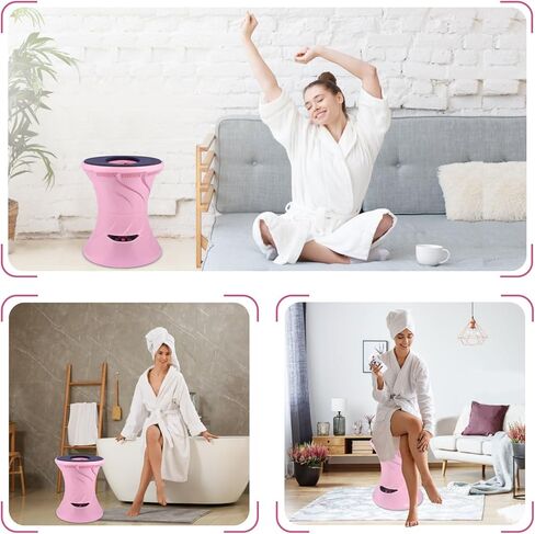 طقم مقعد يوني، طقم مقعد يوني، طقم مقعد بخار على شكل حرف V في المنزل للنساء للتنظيف والشد، مقعد تبخير على شكل حرف V للنساء لتوازن درجة الحموضة، دعم الترطيب، العناية بعد الولادة in Kuwait