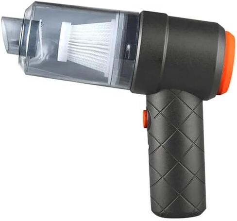 Mini Vacuum Cleaner for Car, Home, and Office - Car Vacuum Portable Cordless - Handheld Vacuum Cordless - 120W, Rechargeable, Strong Suction, HEPA Filter, LED Light, With Multiple Attachments in Saudi Arabia