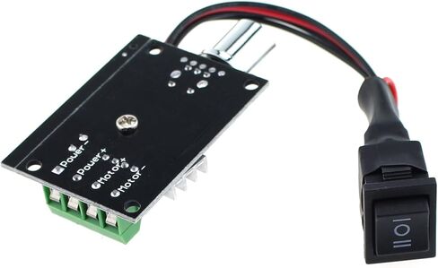 2PCS DC Motor Speed Controller PWM 6V 12V 24V 28V 3A 1203BB Speed Reversible Motor Driver Switching Commutation for DC Motor Fan Fish Aquarium and Oxygen Pump Speed Regulation in Saudi Arabia