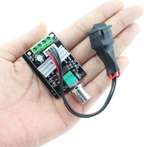 2PCS DC Motor Speed Controller PWM 6V 12V 24V 28V 3A 1203BB Speed Reversible Motor Driver Switching Commutation for DC Motor Fan Fish Aquarium and Oxygen Pump Speed Regulation in Saudi Arabia
