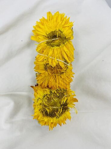 Sage Smudge Kit for cleansing home and negative energy, Smudging Kit of Dragon Blood, Sunflower w/White Sage, & Palo Santo in Kuwait