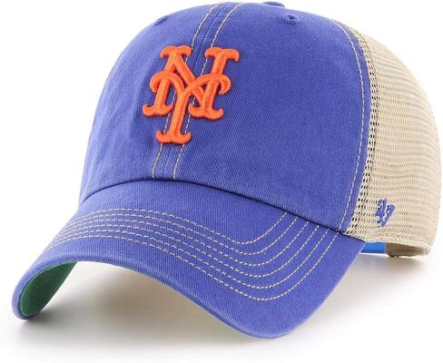 '47 York Mets Trawler Clean Up Adjustable Hat Cap, Snapback Blue in Saudi Arabia