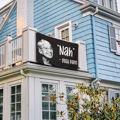 Rosa Parks Nah Flag 3x5 Feet Banner Funny Flags for Room Cool Tapestry Man Cave Wall Decor with Brass Grommets for College Dorm Room in Kuwait