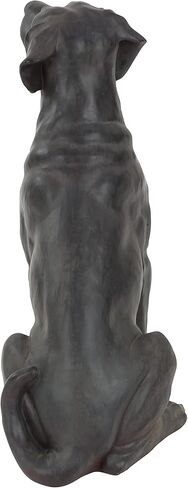 Deco 79 Polystone Dog Decorative Sculpture Home Decor Statue, Accent Figurine 14" x 9" x 20", Brown in Kuwait