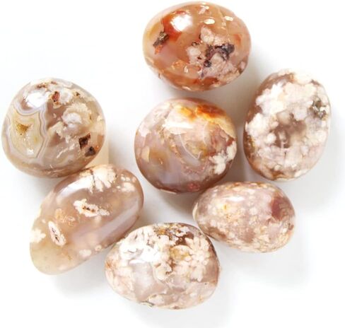 Natural Polished Palm Pocket Stone Agate Crystal Quartz Meditation Therapy Reiki Gemstone in Saudi Arabia