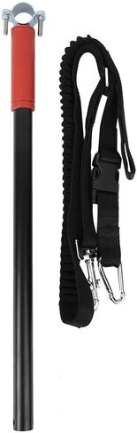 Dog Bike Leash,Universal Hands Free Adjustable Fixator Pet Bicycle Stainless Steel Exerciser Rope with Elastic Traction Belt Leash Belt Keeper for Big Dog/Puppy in Saudi Arabia