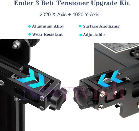 مجموعة ترقية شداد الحزام Ender 3، شداد حزام Ender 3 2020 X-axis + 4020 Y-axis حزام شداد لطابعة Ender 3 ثلاثية الأبعاد. (X2020+Y4020) in Saudi Arabia