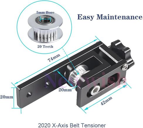 مجموعة ترقية شداد الحزام Ender 3، شداد حزام Ender 3 2020 X-axis + 4020 Y-axis حزام شداد لطابعة Ender 3 ثلاثية الأبعاد. (X2020+Y4020) in Saudi Arabia