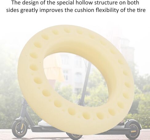 G30D Scooter tire, 60/70-6.5, 60-70% Lighter, Explosion-Proof Solid Rubber tire, for Ninebot G30D Replacement Electric Scooter Wheels, Fluorescent in Saudi Arabia