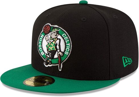 New Era NBA 59FIFTY 2-Tone Authentic Collection Fitted On Field Game Cap Hat (as1, Numeric, Numeric_7_and_1_Eighth, Boston Celtics Black) in Saudi Arabia