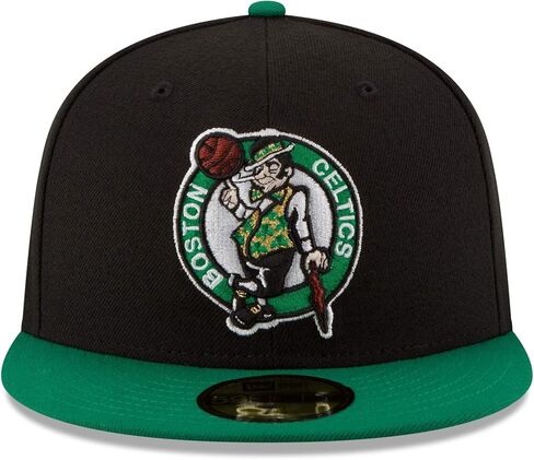 New Era NBA 59FIFTY 2-Tone Authentic Collection Fitted On Field Game Cap Hat (as1, Numeric, Numeric_7_and_1_Eighth, Boston Celtics Black) in Saudi Arabia