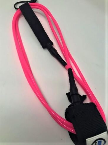 Pink Foot Leash for Surfboards - Secure & Stylish Surfing Accessory in Saudi Arabia