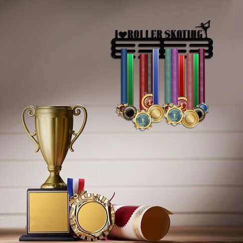 حامل عرض ميدالية التزلج على الجليد من PH PandaHall، حامل شريط ميدالية رياضي، حامل ميدالية، حامل ميدالية، حامل ميدالية، حامل ميدالية على الحائط، خطاف ميدالية متدرج لأكثر من 60 ميدالية للرياضيين in Saudi Arabia