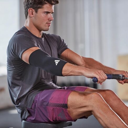 adidas Elbow Support Sleeve - Seamless and Smooth Elbow Support for Training, Competitions, and General Fitness - Ergonomic Design, Nylon Trim - Durable & Breathable in Saudi Arabia
