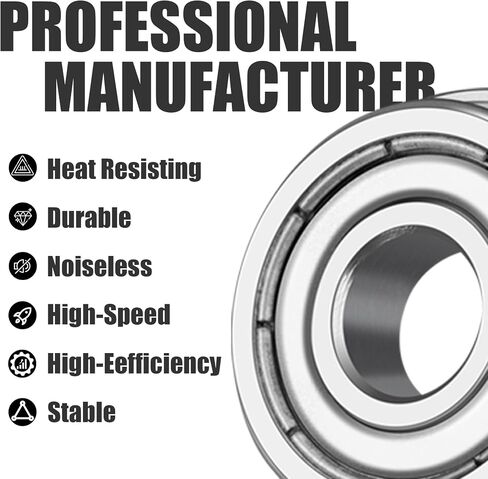 XIKE F692ZZ Flanged Ball Bearings 2x6x3mm，Double Metal Shield and Pre-Lubricated, Chrome Steel Deep Groove Ball Bearings-10 Pcs. in Saudi Arabia