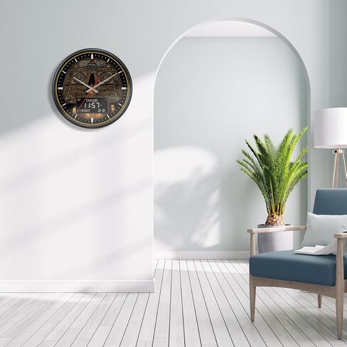 Azan Clock, LED Muslim Prayer Clock, Athan Wall Clock, Read Home/Office/Mosque Digital Azan Clock for Home Decor in Kuwait