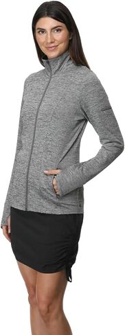 Women's Acadia Full Zip Active Jacket: UPF 40+ Sun Protection, Quick-Dry Comfort in Saudi Arabia