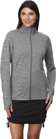 Women's Acadia Full Zip Active Jacket: UPF 40+ Sun Protection, Quick-Dry Comfort in Saudi Arabia