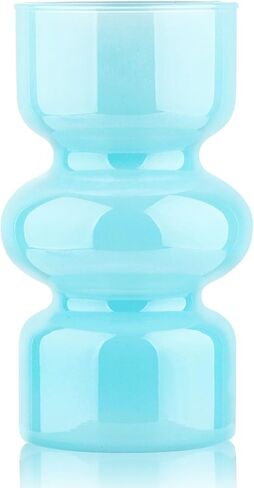 VanEnjoy Pink Glass Hydroponic Vase, colored glass vase Flower, Three-Layer 7 inch cylinder vase for Home Décor, Modern Glass Vase for Home, Office, Wedding in Saudi Arabia