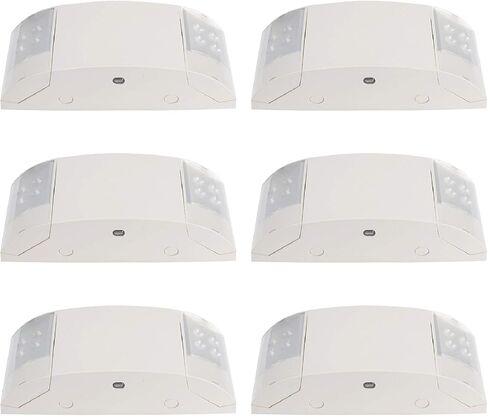 Sunco Lighting 1 Pack مصابيح الطوارئ، مصابيح الطوارئ LED التجارية لانقطاع التيار الكهربائي، بطارية احتياطية (180 دقيقة)، حامل على الحائط، سلك صلب، 120-277 فولت تيار متردد، مجموعة إضاءة خروج مقاومة للحريق. in Kuwait