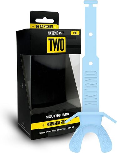 Nxtrnd Two Pro Football Mouth Guard (Neon Yellow) in Saudi Arabia