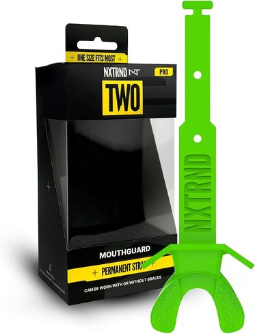 Nxtrnd Two Pro Football Mouth Guard (Neon Yellow) in Saudi Arabia