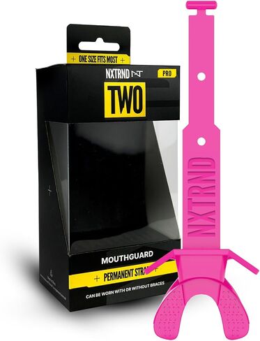 Nxtrnd Two Pro Football Mouth Guard (Neon Yellow) in Saudi Arabia