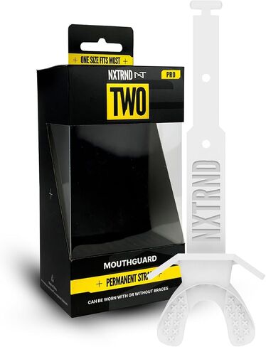 Nxtrnd Two Pro Football Mouth Guard (Neon Yellow) in Saudi Arabia