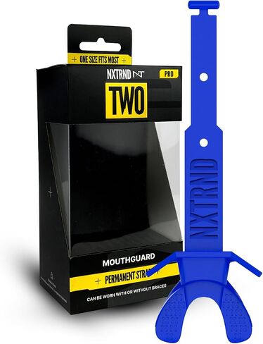 Nxtrnd Two Pro Football Mouth Guard (Neon Yellow) in Saudi Arabia