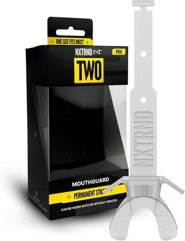 Nxtrnd Two Pro Football Mouth Guard (Neon Yellow) in Saudi Arabia