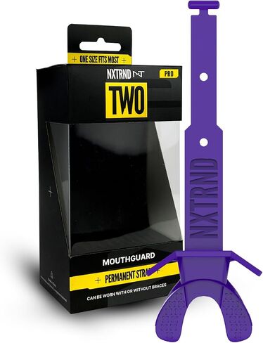 Nxtrnd Two Pro Football Mouth Guard (Neon Yellow) in Saudi Arabia