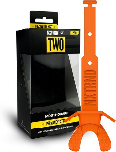 Nxtrnd Two Pro Football Mouth Guard (Neon Yellow) in Saudi Arabia