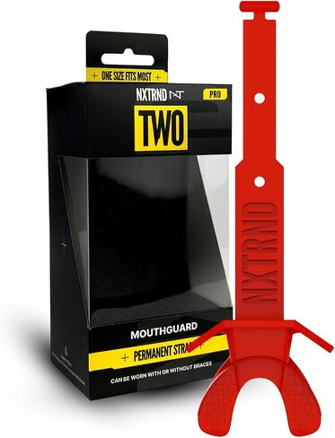 Nxtrnd Two Pro Football Mouth Guard (Neon Yellow) in Saudi Arabia