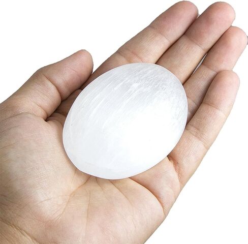 5 (خمسة) تدليك سيلينيت كريستالي كبير للشفاء الروحي من أحجار النخيل مع شهادة الأصالة حصريًا من بيفرلي أوكس in Kuwait