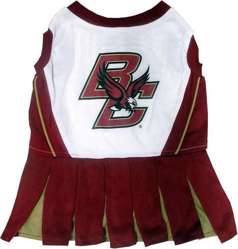 Pets First Collegiate Boston College Eagles Dog Cheerleader Dress, Medium in Saudi Arabia