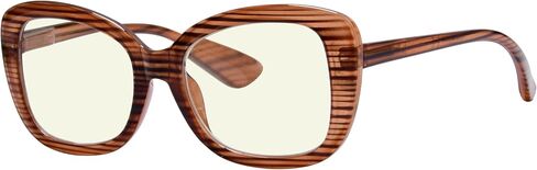 Eyekepper Computer Glasses for Women Oversize Reading Glasses Blue Light Blocking - Black +1.00 in Saudi Arabia
