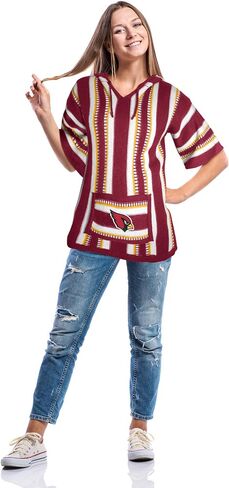 Littlearth Women's NFL Baja Sweater Jerga-Hippie Hoodie in Saudi Arabia